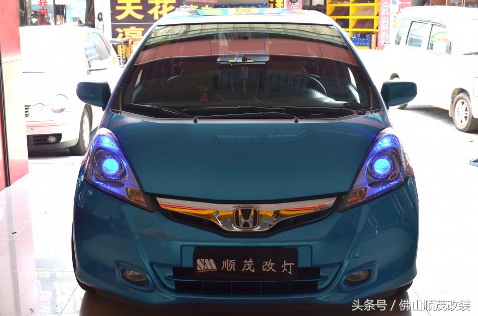 老款飞度大灯改装教程,12款飞度改装图片大全