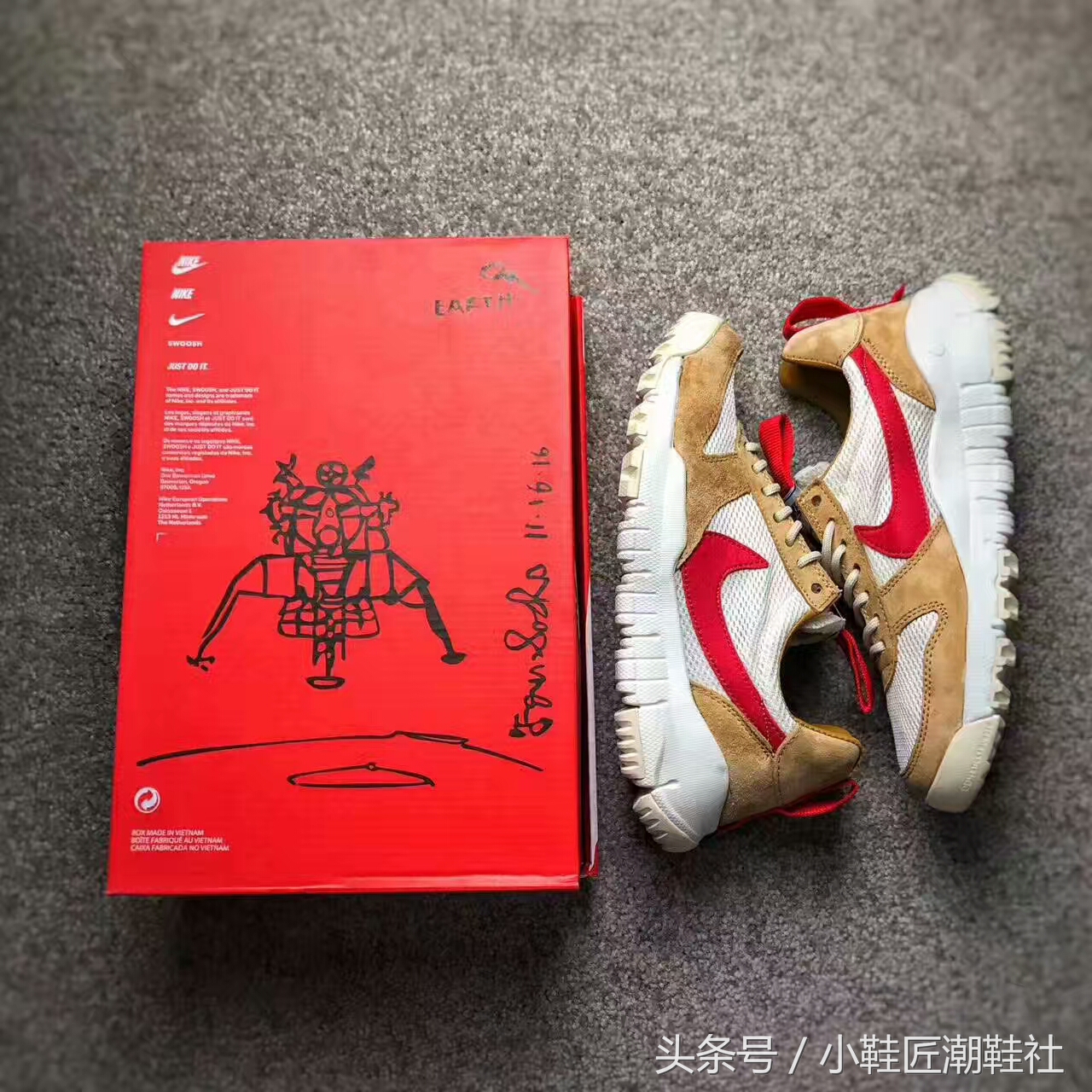 耐克宇航员火星鞋3.0开箱,nike宇航员火星鞋