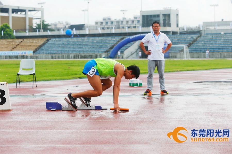2022年东莞田径运动会,风雨中的运动会