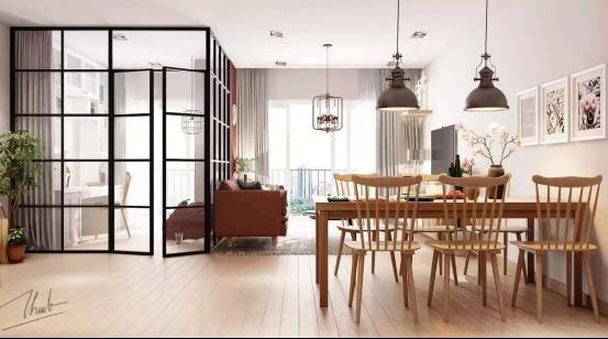 房间隔断用什么玻璃采光好,多道玻璃隔断采光