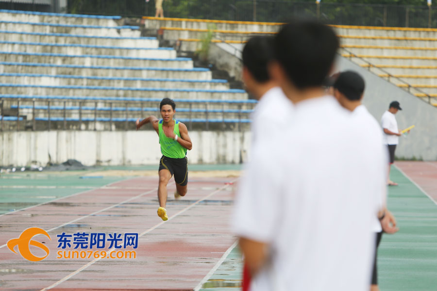 2022年东莞田径运动会,风雨中的运动会