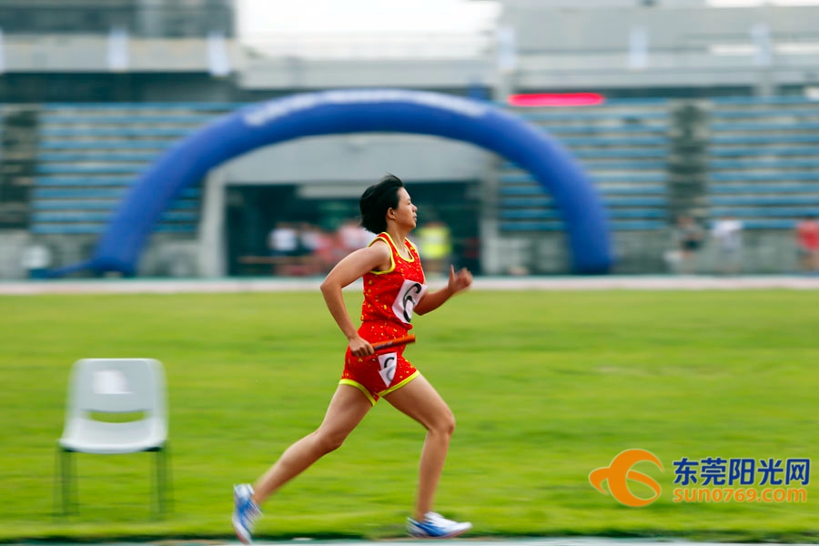 2022年东莞田径运动会,风雨中的运动会