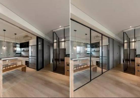 房间隔断用什么玻璃采光好,多道玻璃隔断采光