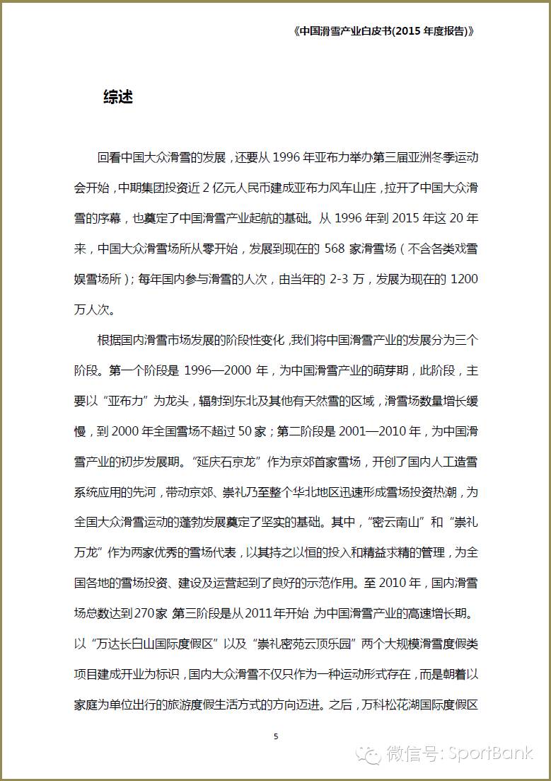 滑雪产业新消息,滑雪行业白皮书