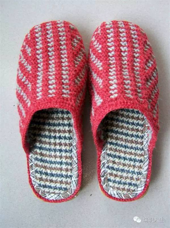 毛线拖鞋的鞋面用棒针怎么起针,毛线棒针拖鞋编织教程全过程