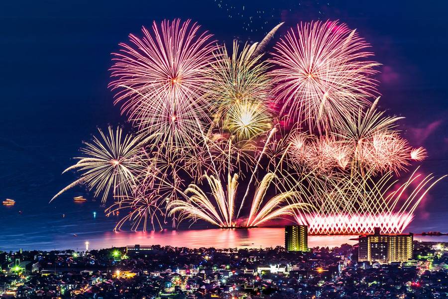 日本花火大会游记,日本花火大会
