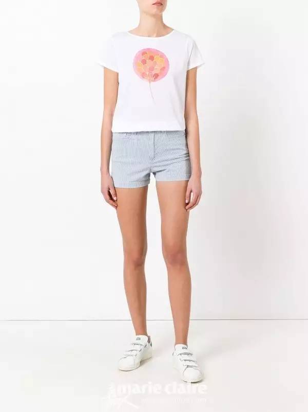 有了大幂幂的基础款女神示范，我把海量白底印花美T穿了个遍