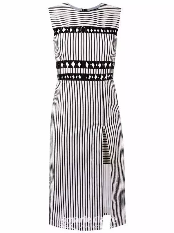 黑白条纹搭配墨绿色,黑白条纹搭配主题