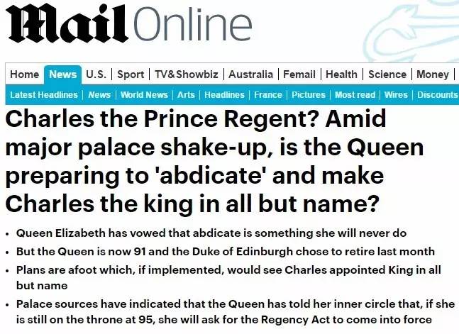 女王“退位”给查尔斯？！网友：能不能跳过他……