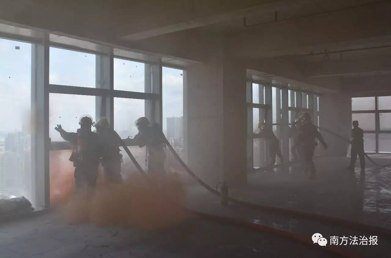 广东大型城市消防灭火救援演练,消防演练拍摄