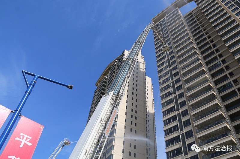 广东大型城市消防灭火救援演练,消防演练拍摄