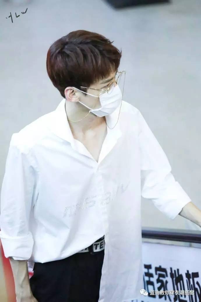 男明星白敬亭扮女装,男明星冬季穿搭白敬亭