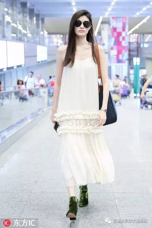 何穗私服韩火火,明星粉色礼服何穗