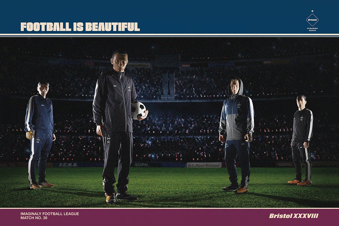 清永浩文的足球队也跟上复古风潮？F.C.R.B.2017秋冬LOOKBOOK每张都是手机壁纸！