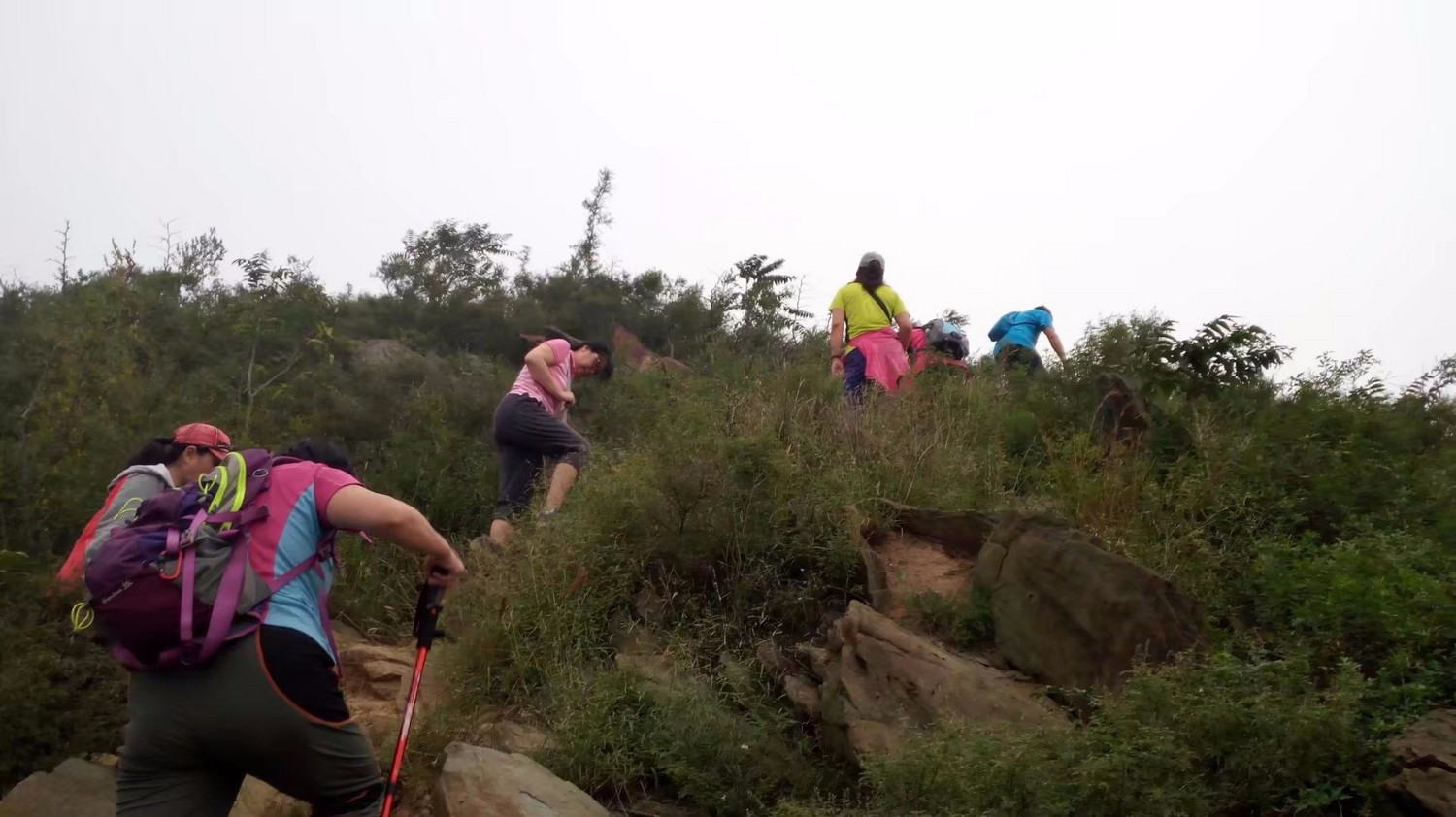 龙泉寺山小环穿——与教师一起爬山庆祝教师节