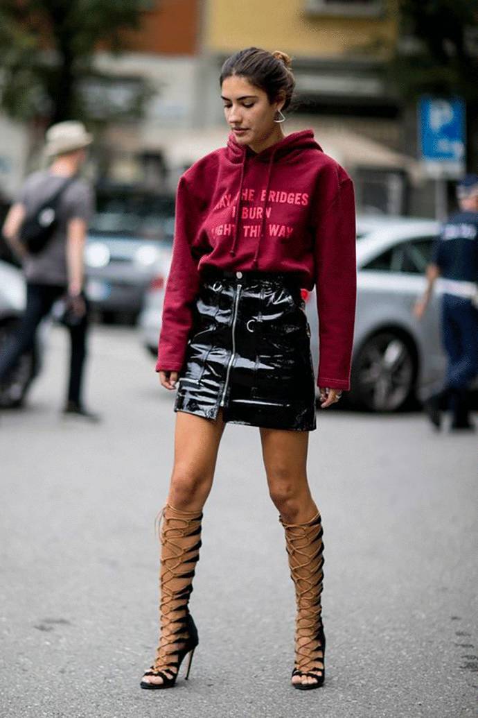 如何把连帽衫穿出霸气的感觉,怎么把连帽衫穿的好看