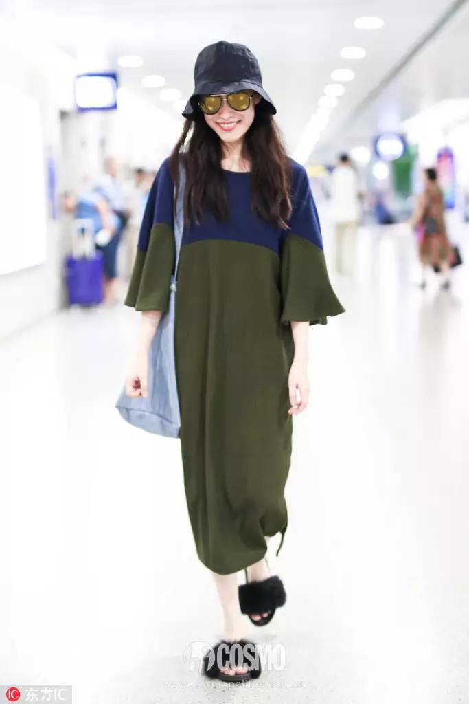 杨幂和马思纯,杨幂下半身失踪西装