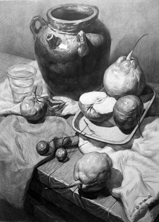 素描静物不会默写,素描不会画光影怎么办