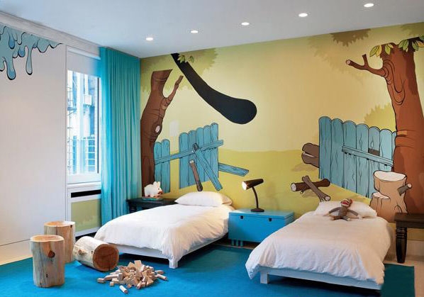 墙绘是怎么画的,墙绘真的好吗