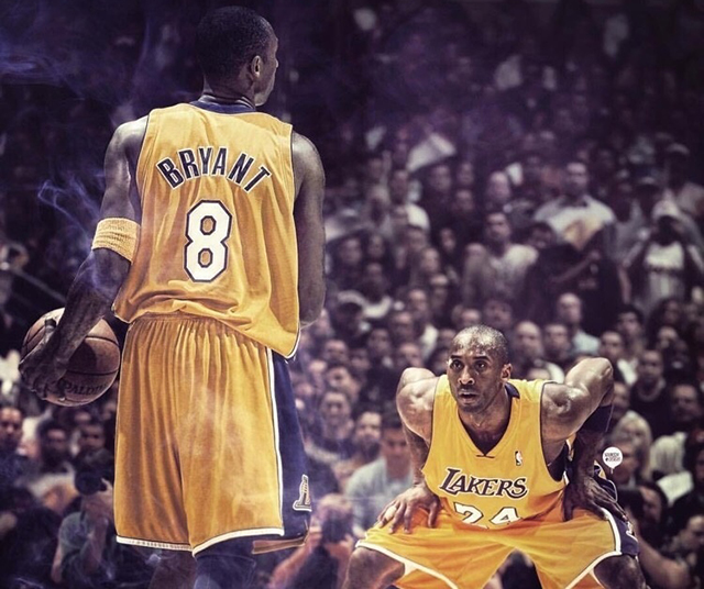 用8张图回顾24号科比,8号科比影响力