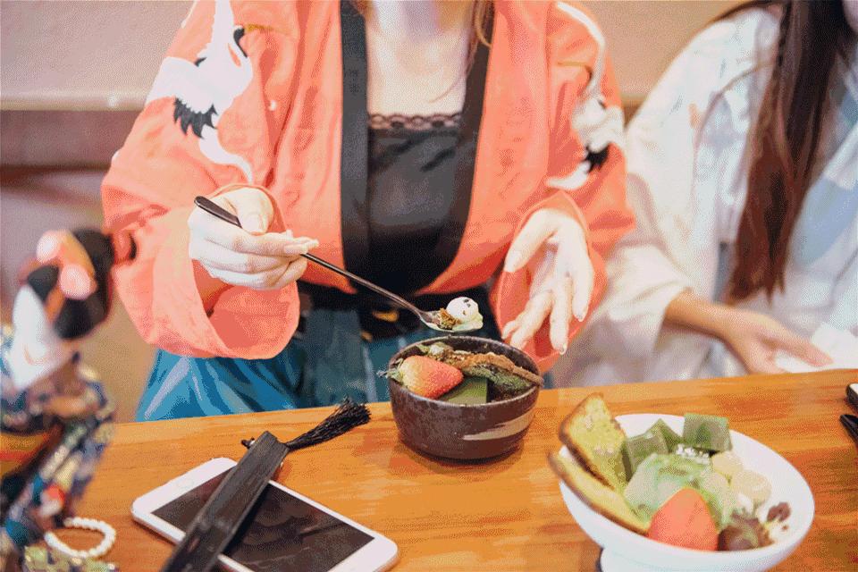 这场衣袂飘飘的古风下午茶让我知道，“抹茶控都是仙女”很有科学道理！