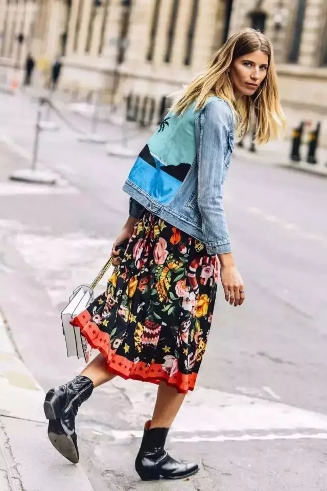 穿搭牛仔外套和风衣,穿搭层次感牛仔外套