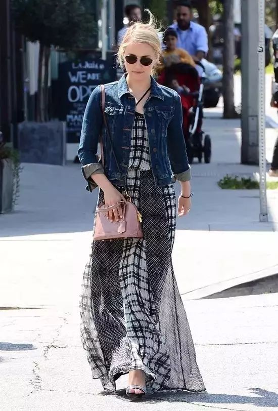 穿搭牛仔外套和风衣,穿搭层次感牛仔外套