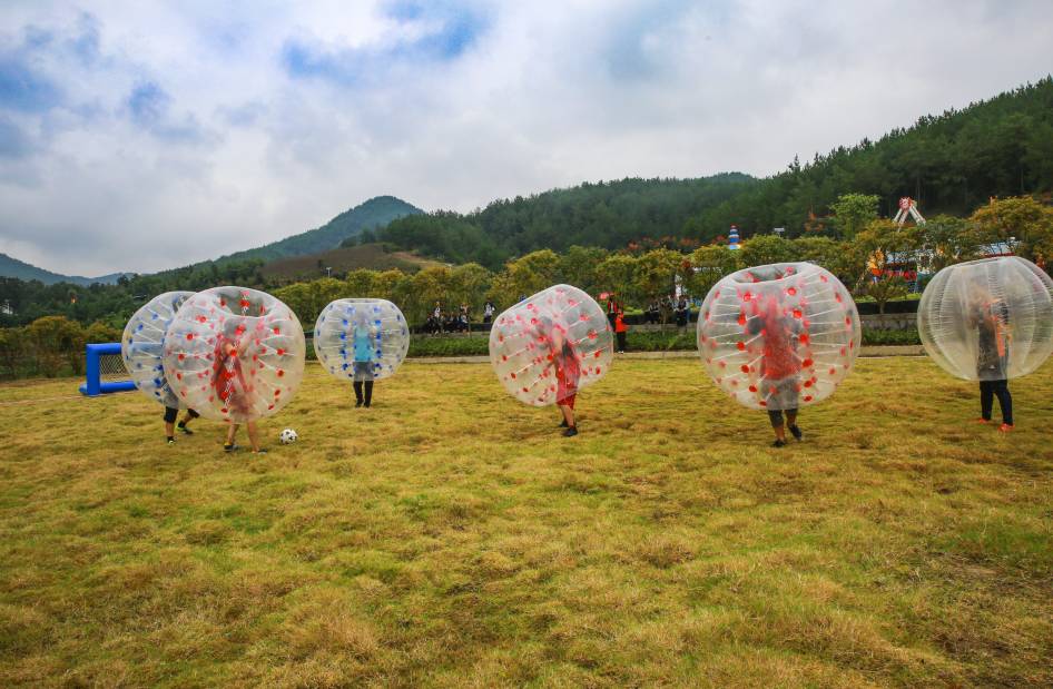微拍拍｜乡趣“绿之恋”掠影二：草地悠波球欢乐碰碰碰