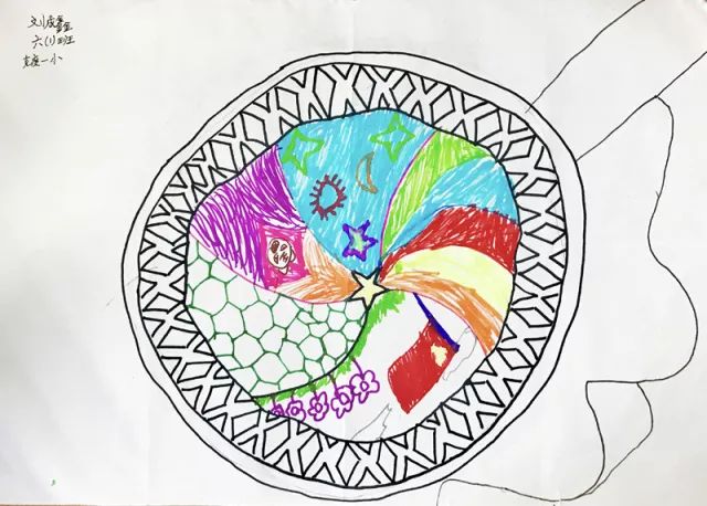 小学生天眼望远镜绘画作品,天眼简笔绘画小学生