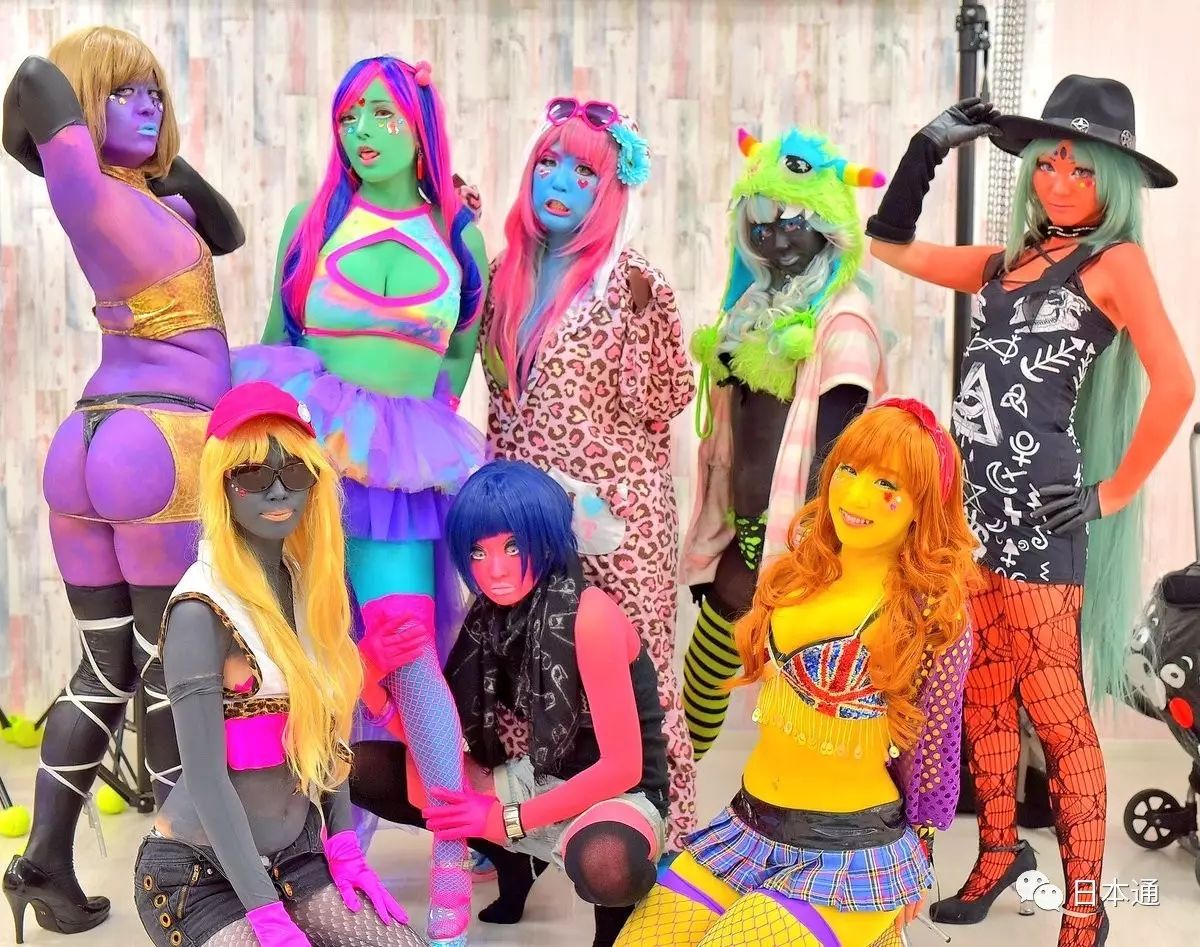 樱花妹流行发色,樱花妹造型体验