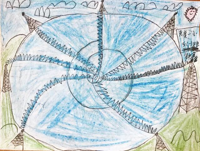 小学生天眼望远镜绘画作品,天眼简笔绘画小学生