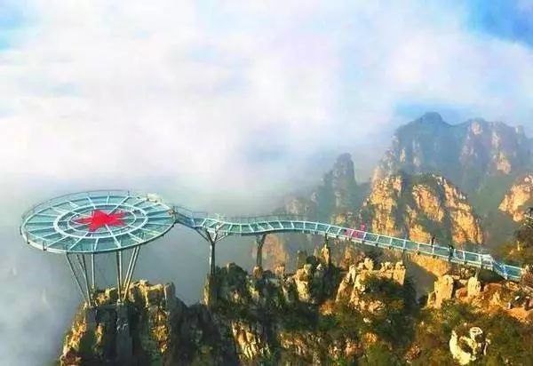 洛阳玻璃栈道一日游,洛阳木桑岭玻璃栈道