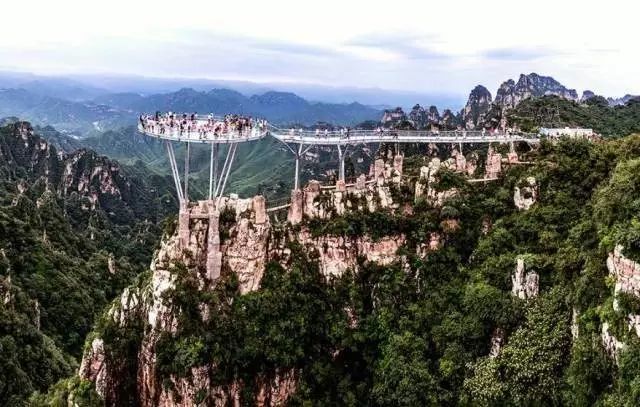 洛阳玻璃栈道一日游,洛阳木桑岭玻璃栈道