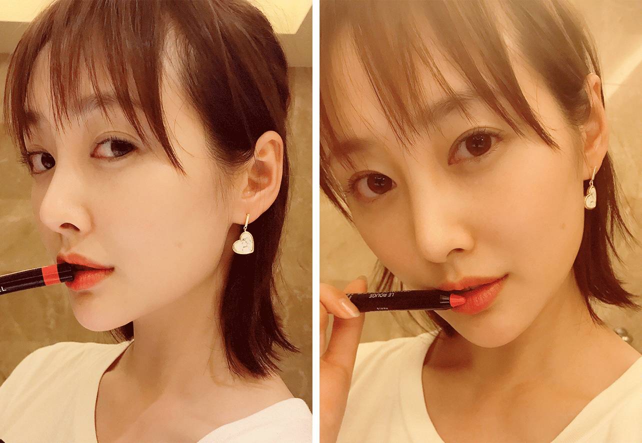 唐艺昕推荐洋甘菊唇膏,口红推荐唐艺昕