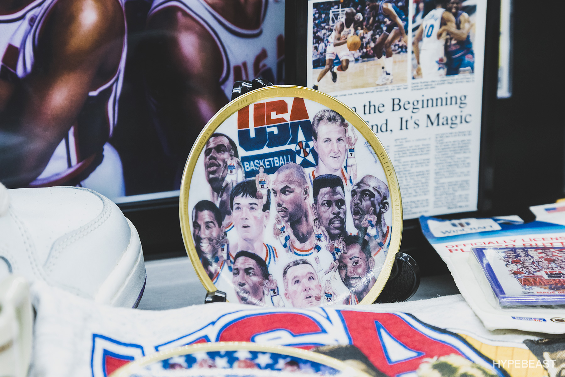 把鞋子做成藏品,nike球鞋展示柜