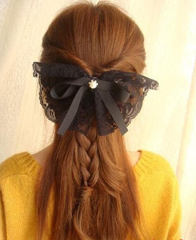 披肩发发型扎法教程,披肩发发型简单扎法视频教程