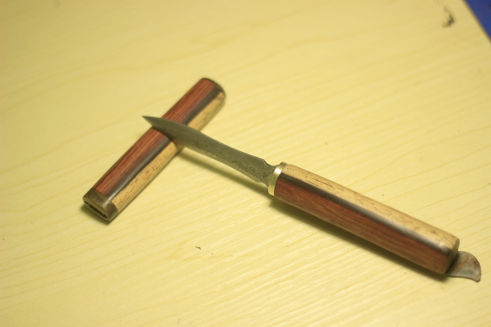 豆瓣日记:高兴哥手把手教你玩木头之『大马士革茶刀见过没？』