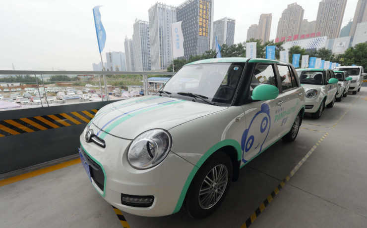 重庆电动新能源汽车共享租车,新能源车共享换电站