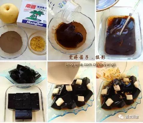 夏天的绝配龟苓膏吃它清热解毒,养生龟苓膏保健养颜美容清热解毒