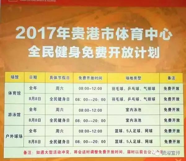 贵港体育馆中心馆,贵港市体育中心开放时间