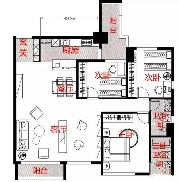 360度旋转电视墙效果图,宜家风格装修电视墙