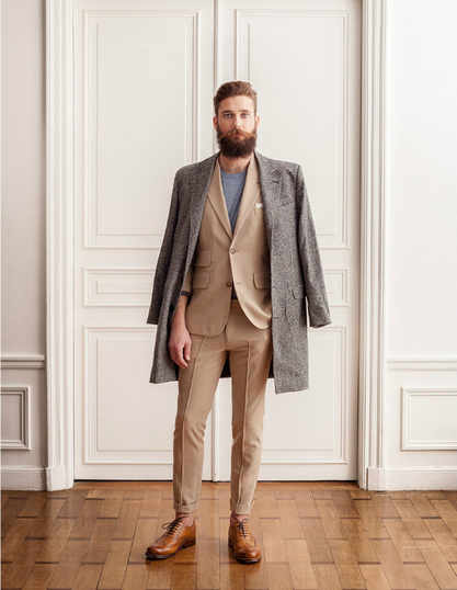 男士时尚商务牛津鞋,商务时尚一脚蹬皮鞋