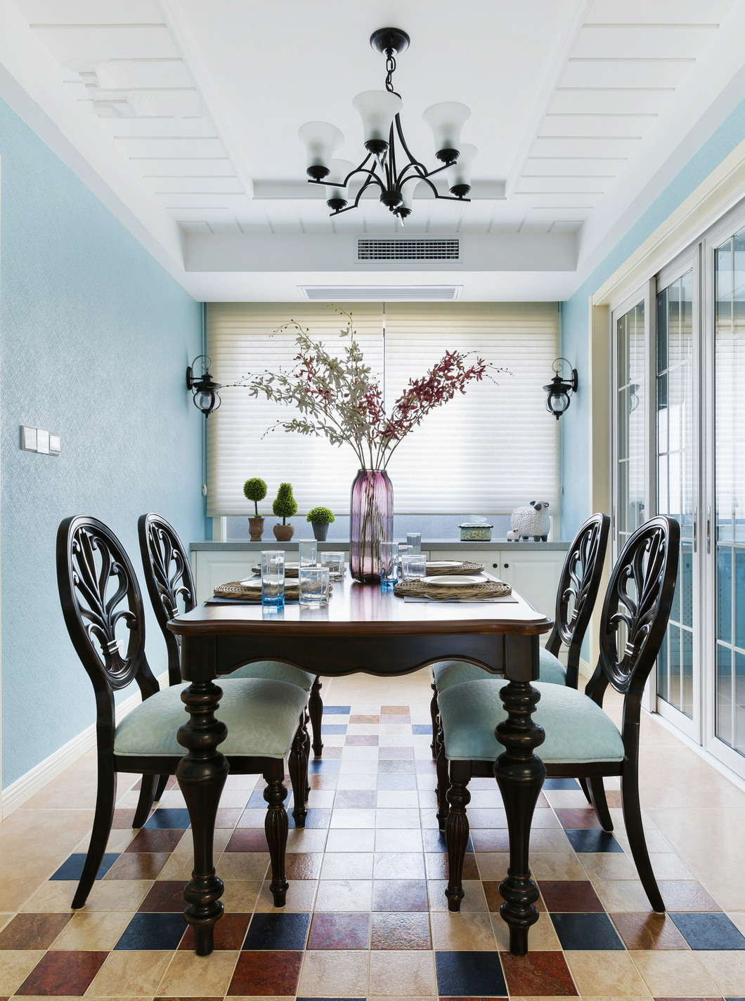 128平米美式风全是设计细节,美式风格小户型三室两厅