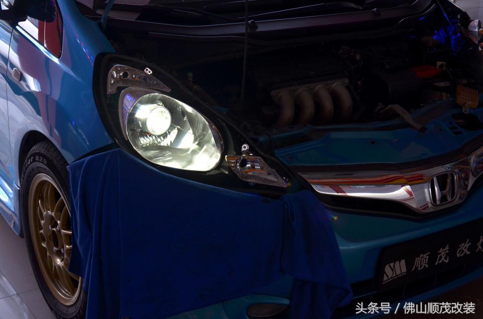 老款飞度大灯改装教程,12款飞度改装图片大全