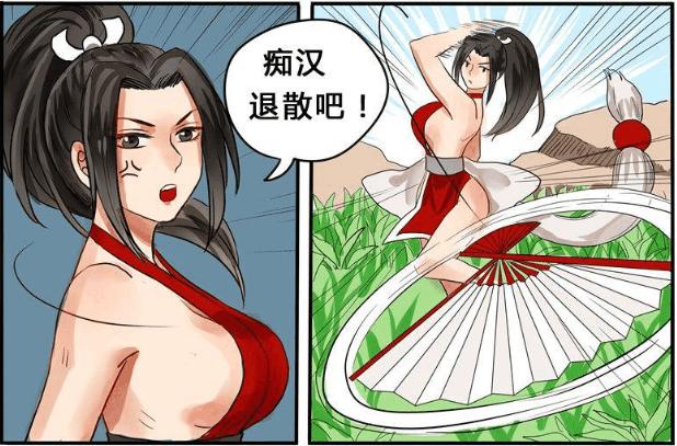 王者荣耀漫画不知火舞和张飞,王者荣耀漫画不知火舞与安琪拉