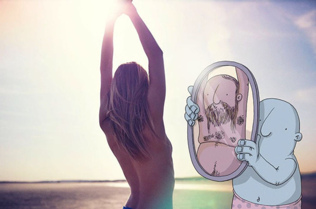 趣味搞怪幽默插画视频,魔性可爱的插画