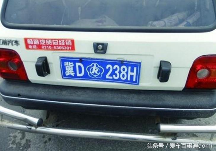 中国车牌颜色代表什么,中国的五种车牌在哪几种车上