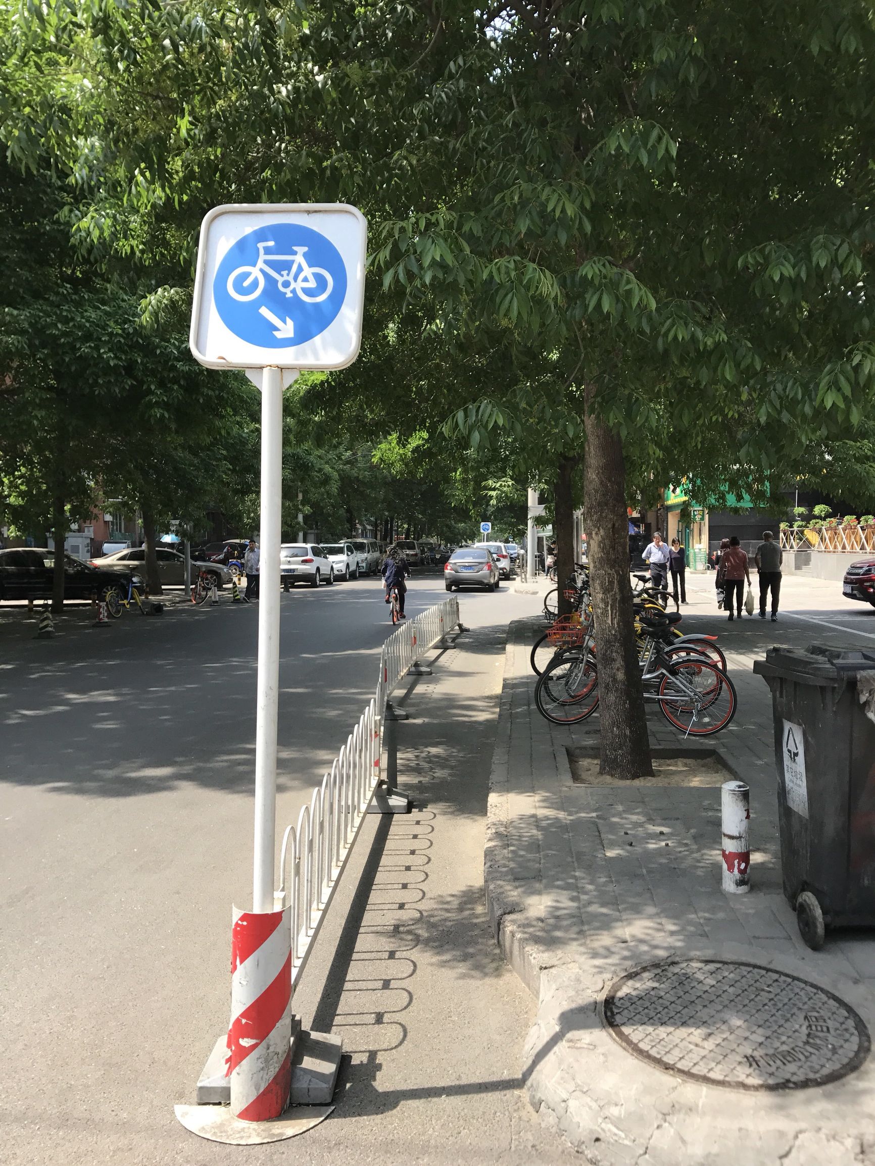 骑车如同走钢丝，过斑马线要跨栏记者亲历北京交通中的“反人类设计”