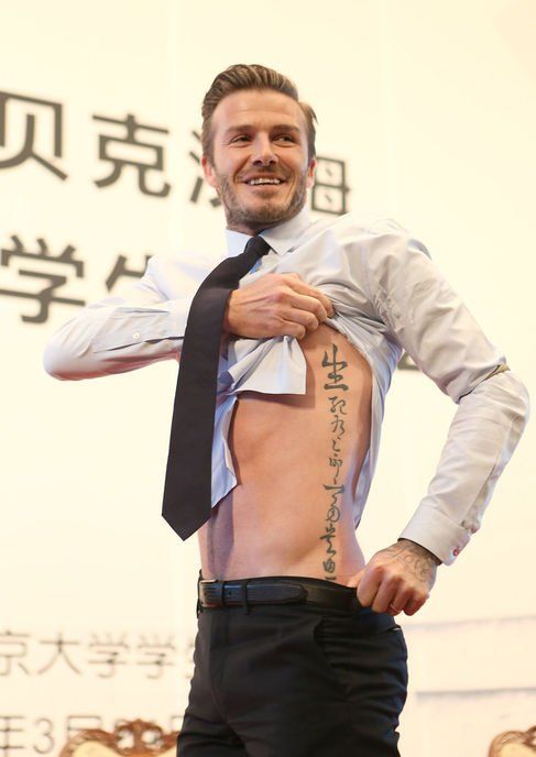 盘点各大明星的纹身,美国明星汉字纹身