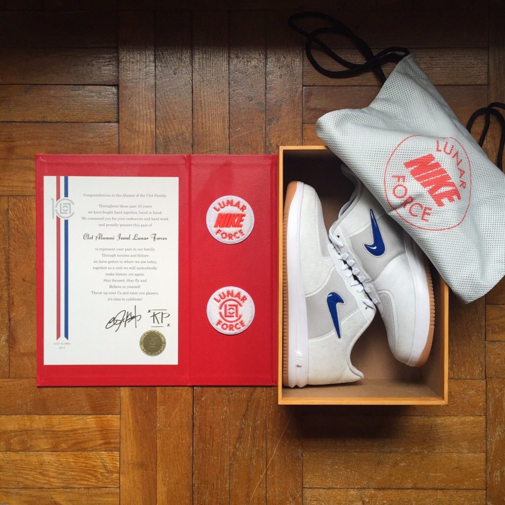 陈冠希亲晒clotxnike全新联名系列,陈冠希clot20周年纪念nike